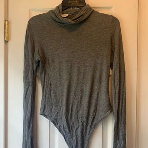 Gray Turtle neck bodysuit